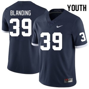 Ty Blanding Penn State Nittany Lions College Football Youth #39 2024 Jersey - Retro