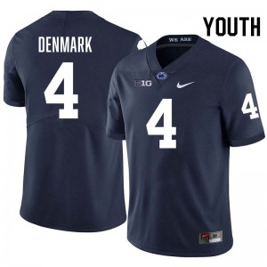 Tyseer Denmark Penn State Lions Stitched #4 Youth College Football Jersey - Navy