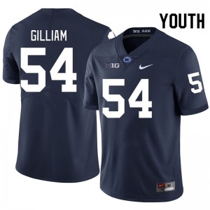 Xavier Gilliam PSU Lions College Football Youth #54 NCAA Jersey - Navy