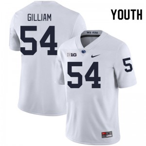 Xavier Gilliam Penn State College Football Replica #54 Youth Jersey - White