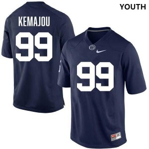 Yvan Kemajou Penn State Nittany Lions College Football Stitched #99 Youth Jersey - Navy