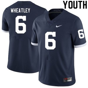 Zakee Wheatley Penn State #6 College Football Replica Youth Jersey - Retro