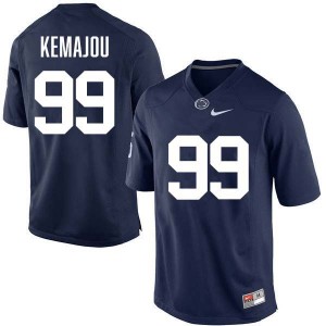 Yvan Kemajou PSU Lions #99 College Football Stitched Men Jersey - Navy