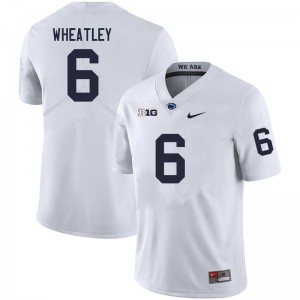 Zakee Wheatley Lions 2024 College Football Men's #6 Jersey - White