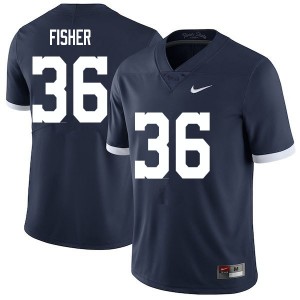 Zuriah Fisher Penn State Lions Official College Football Men's #36 Jersey - Retro