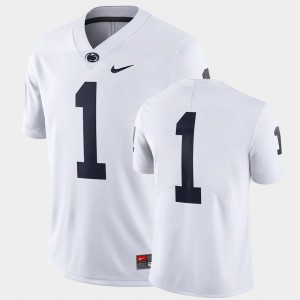 Custom Lions #1 College Football Limited Mens Jersey - White