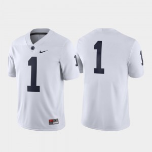 Penn State #1 Mens Game Jersey - White