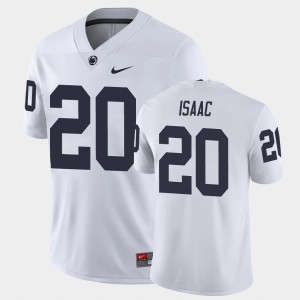 Adisa Isaac Penn State College Football #20 Men Game Jersey - White