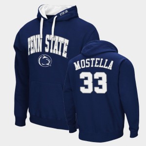 Bryce Mostella Penn State Lions #33 Pullover Men Arch & Logo 2.0 Hoodie - Navy