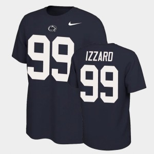 Coziah Izzard PSU Name & Number Retro Name and Number Men's #99 T-Shirt - Navy