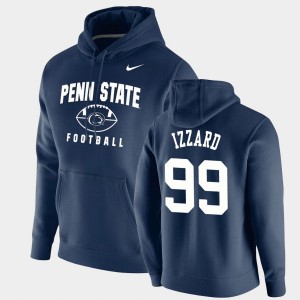 Coziah Izzard Penn State Football Pullover #99 Oopty Oop Men Hoodie - Navy