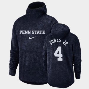 Curtis Jones Jr. Nittany Lions Pullover Team Logo Basketball Spotlight #4 Men Hoodie - Navy