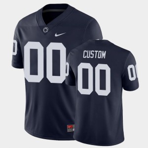 Custom PSU Lions #00 Game College Football Men Jersey - Navy