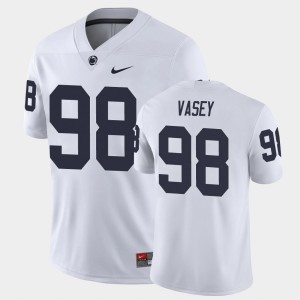Dan Vasey Nittany Lions #98 Game Men College Football Jersey - White