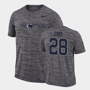 Devyn Ford Penn State Lions Men's #28 GFX Velocity Sideline Legend Performance T-Shirt - Gray