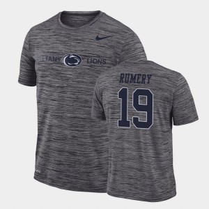 Isaac Rumery PSU Lions Sideline Legend Performance #19 GFX Velocity Men T-Shirt - Gray