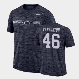 Nick Tarburton Penn State Lions #46 Men Sideline Legend Performance GFX Velocity T-Shirt - Navy