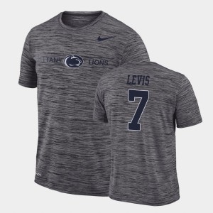 Will Levis Penn State Nittany Lions Sideline Legend Performance #7 Mens GFX Velocity T-Shirt - Gray