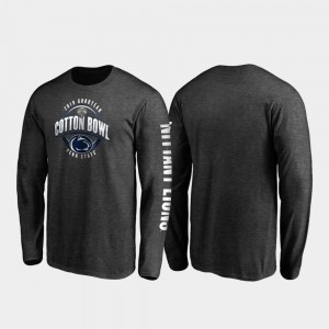 Penn State Men 2019 Cotton Bowl Bound Neutral Stiff Arm Long Sleeve T-Shirt - Heather Charcoal