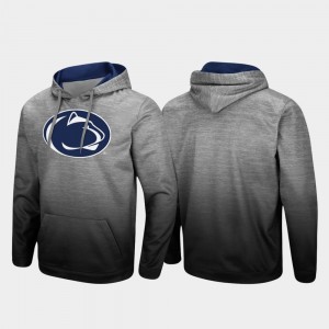Penn State Sitwell Sublimated Mens Pullover Hoodie - Heathered Gray