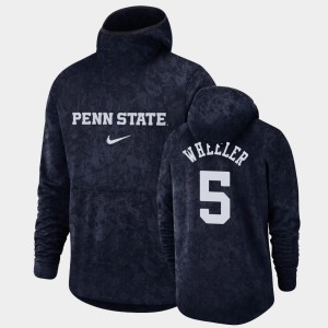 Jamari Wheeler Penn State Men's Basketball Spotlight #5 Pullover Team Logo Hoodie - Navy
