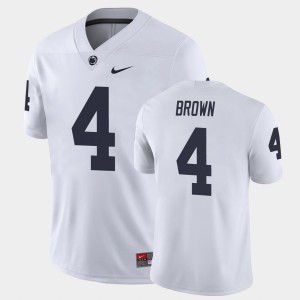 Journey Brown Penn State Men's #4 Game College Football Jersey - White