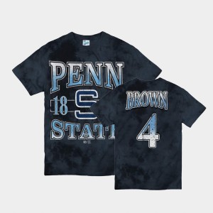 Journey Brown Lions Men Vintage Tubular #4 T-Shirt - Navy