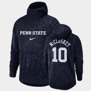 Kyle McCloskey PSU Nittany Lions Basketball Spotlight Pullover Team Logo Mens #10 Hoodie - Navy