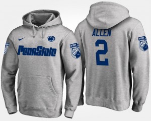 Marcus Allen Penn State Nittany Lions #2 Mens Name and Number Hoodie - Gray
