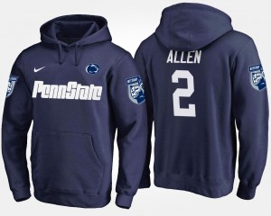Marcus Allen PSU Lions #2 Name and Number Men's Hoodie - Navy