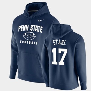 Mason Stahl Lions Men Oopty Oop Football Pullover #17 Hoodie - Navy