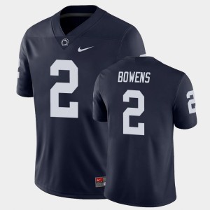 Micah Bowens Penn State Nittany Lions Men #2 College Football Game Jersey - Navy