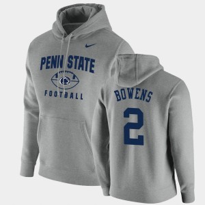 Micah Bowens PSU Nittany Lions Mens Football Pullover Oopty Oop #2 Hoodie - Gray