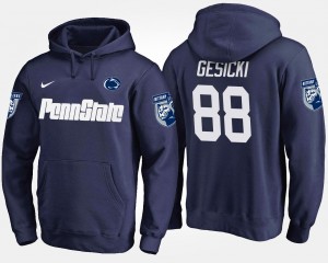 Mike Gesicki PSU Nittany Lions #88 Name and Number Men's Hoodie - Navy