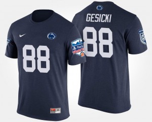 Mike Gesicki Penn State Men Fiesta Bowl #88 Bowl Game T-Shirt - Navy