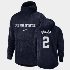 Myles Dread PSU Lions Basketball Spotlight #2 Men Pullover Team Logo Hoodie - Navy
