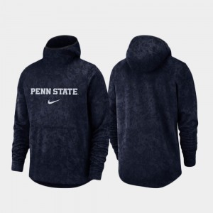 Penn State Spotlight Mens Basketball Team Logo Pullover Hoodie - Navy