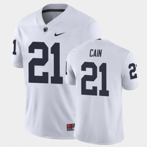 Noah Cain Penn State Game Men #21 College Football Jersey - White