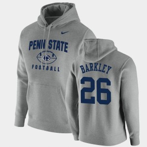 Saquon Barkley Penn State Football Pullover Oopty Oop #26 Men's Hoodie - Gray