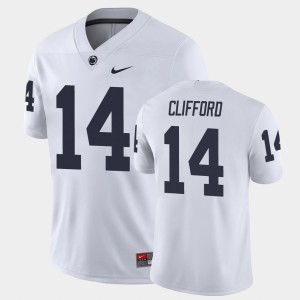 Sean Clifford Lions College Football #14 Mens Game Jersey - White