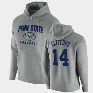 Sean Clifford PSU Nittany Lions #14 Oopty Oop Football Pullover Mens Hoodie - Gray