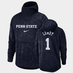 Seth Lundy Penn State Basketball Spotlight #1 Mens Pullover Team Logo Hoodie - Navy