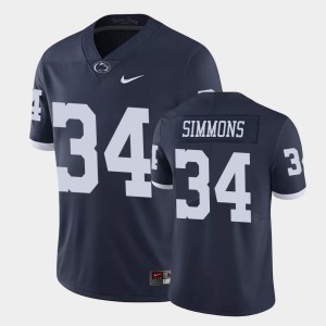 Shane Simmons PSU College Football Limited #34 Men's Jersey - Navy