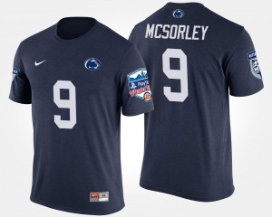 Trace McSorley PSU Bowl Game #9 Men's Fiesta Bowl T-Shirt - Navy