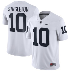 Nicholas Singleton PSU Nittany Lions Football #10 Men Jersey - White