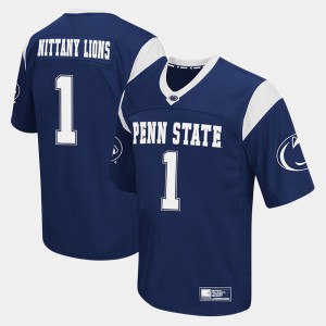 Penn State Lions College Football Men #1 Jersey - Navy
