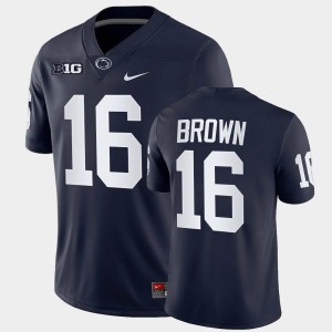 Ji'Ayir Brown PSU Lions Mens Game College Football #16 Jersey - Navy