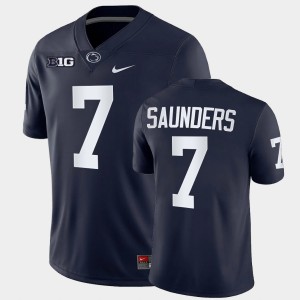 Kaden Saunders Penn State College Football Game #7 Men's Jersey - Navy