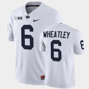 Zakee Wheatley Lions College Football Limited #6 Men's Jersey - White