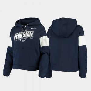 Lions Women Pullover Local Hoodie - Navy
